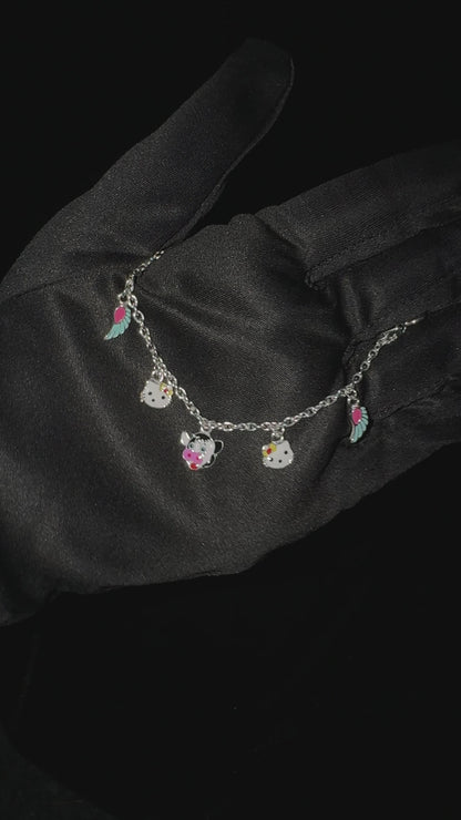 Silver Meowgical Baby Bracelet